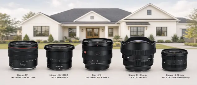 Best Lenses for Real Estate Photography in 2026